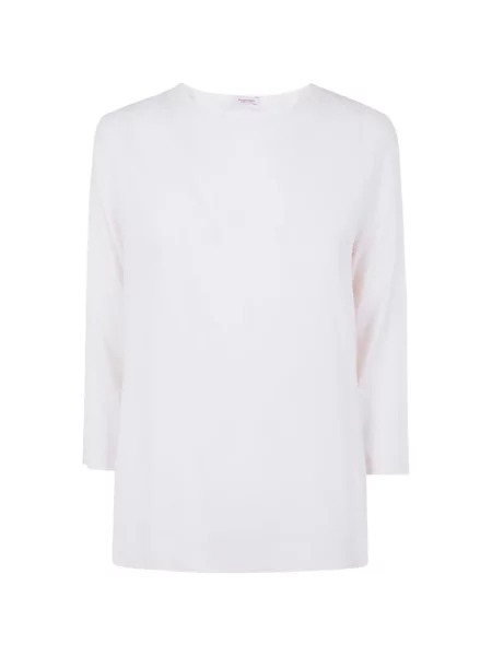 Top Rossopuro cu decolteu rotund roz