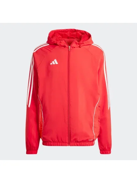 ADIDAS PERFORMANCE Jakna za trening Tiro živo rdeča bela