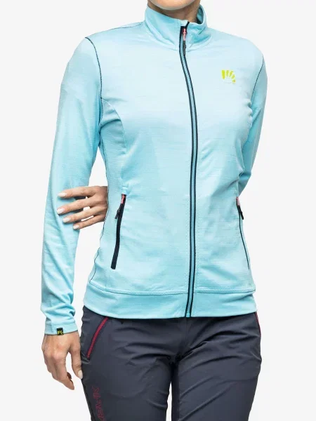 Bluza bez kaptura Karpos Pomedes Fleece niebieska