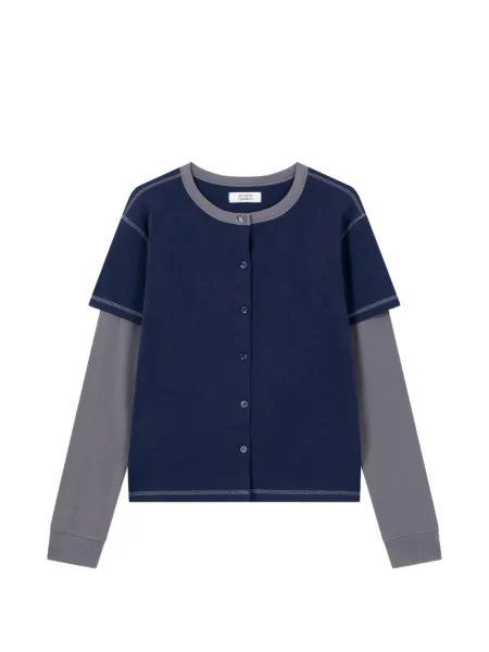 Lung hanorac Tomboy albastru