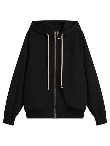 Bluza z kapturem Rick Owens czarna