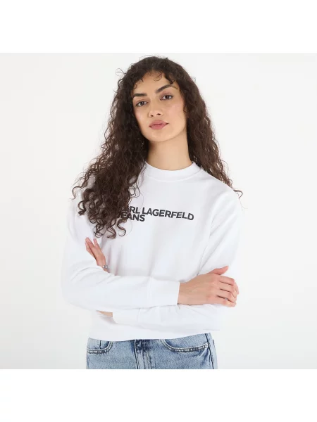Karl Lagerfeld Jeans Суитшърт бял