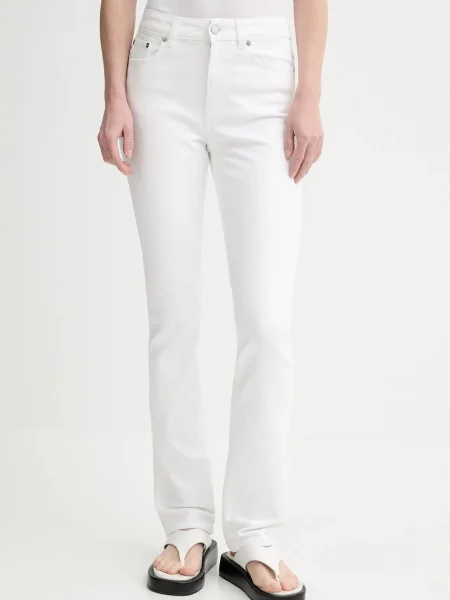 Filippa K jeans high waist alb
