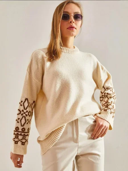 Bianco Lucci Pulover Pullover mešane barve