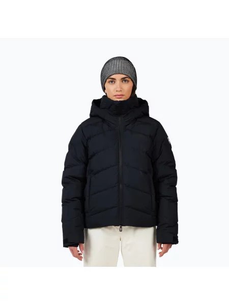 Geacă de schi pentru femei Rossignol Wispile Ripstop Down black negru