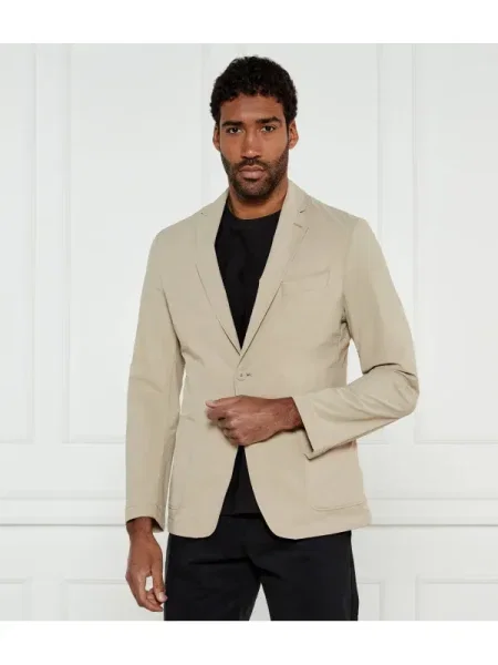 BOSS BLACK Sacou | Slim Fit negru