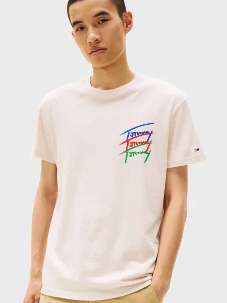 Футболка Tommy Jeans бежева