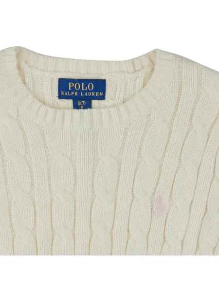Pulover copii Polo Ralph Lauren alb
