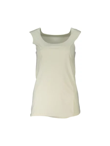 Podkoszulka Patrizia Pepe na szerokie ramiączka biała