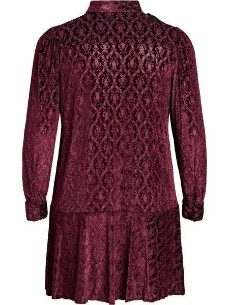 Zizzi Rochie ETULIPY vin roșu