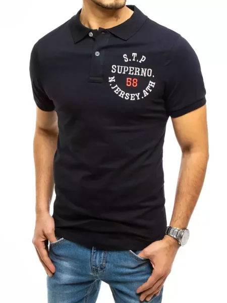 Koszulka polo Dstreet granatowa