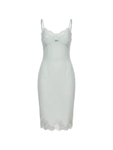 Rochie midi Dolce & Gabbana din dantelă verde