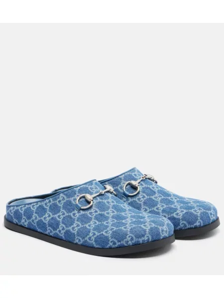 Mules Gucci modra