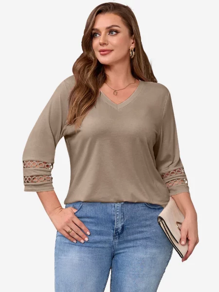 Imily Bela Tricou închis maro