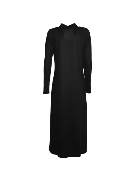 Gulerat lung rochie maxi Aspesi negru