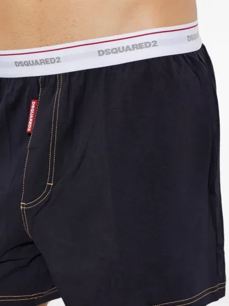 Boxeri Dsquared2 cu autograf negru