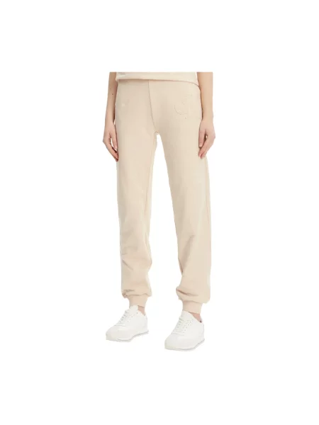 Calvin Klein Jeans Spodnie dresowe beżowy