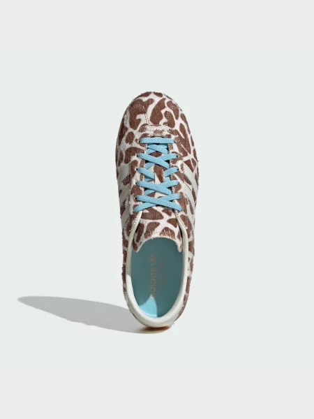 Кожаные кеды Adidas бежевые