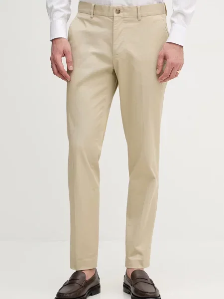 Sisley Chino hlače z elastanom bež