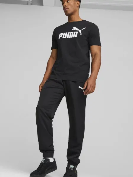 Szorty z tkaniny Active PUMA Black czarne