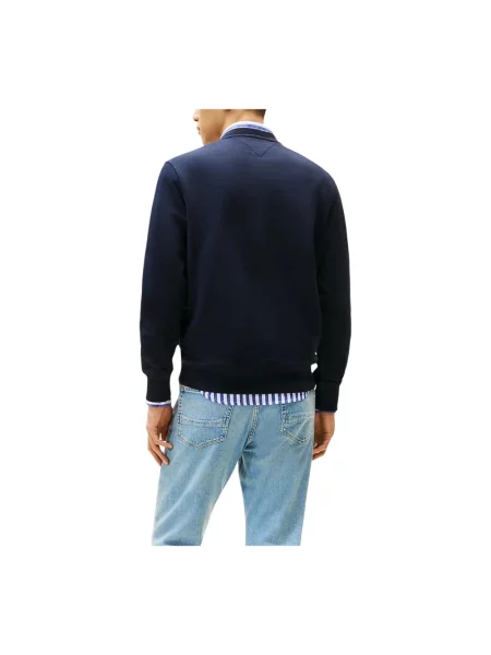 Tommy Hilfiger Bluza Mężczyźni niebieski jednolity M granatowa