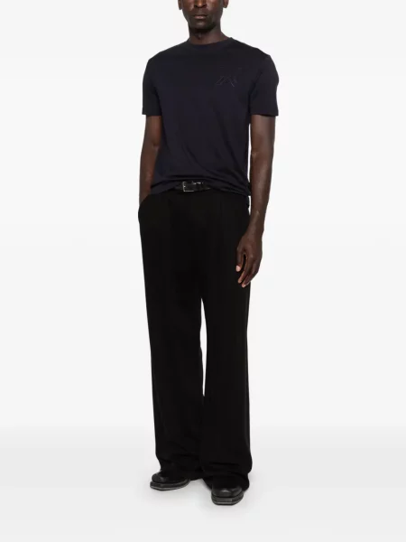 Tricou John Richmond cu autograf albastru