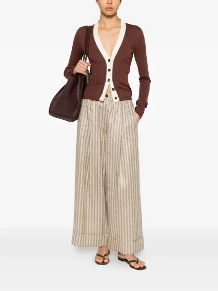 Cardigan Brunello Cucinelli maro