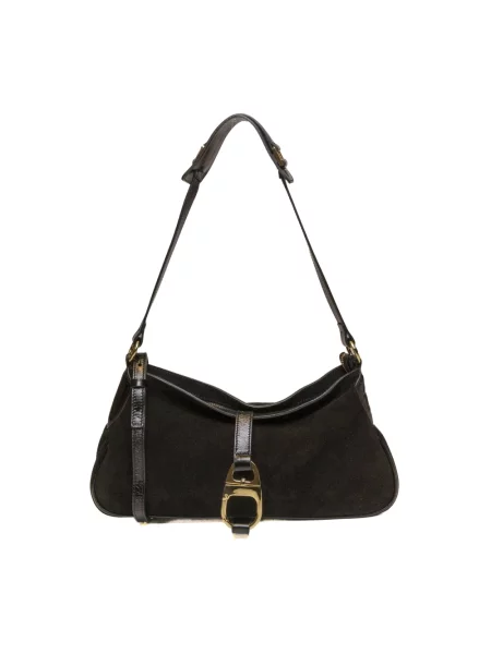 Torebka hobo My Best Bags skórzana czarna