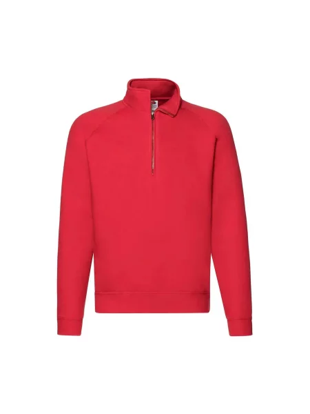 Bluza rozpinana Fruit of the Loom czerwona