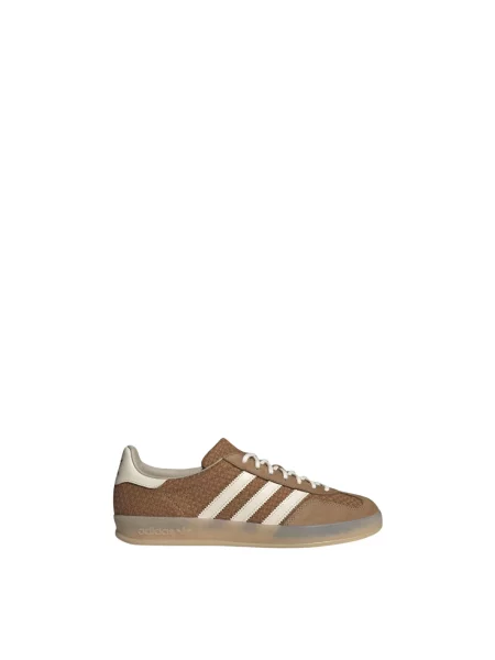 Sneakersy Adidas Gazelle zamszowe retro brązowe
