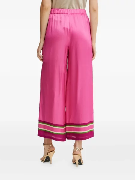 Pantaloni Luisa Spagnoli cu dungi roz