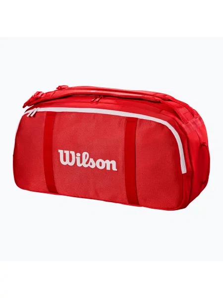 Torba tenisowa Wilson Super Tour Red Coaches Duffel red czerwona