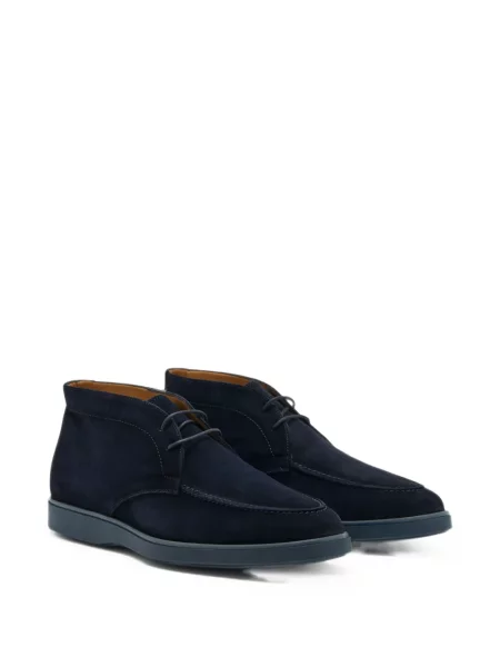 Desert boots Magnanni με κορδόνια σουέντ μπλε