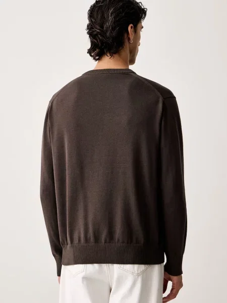 G-Star sweter z bawełną Core refined r zielony