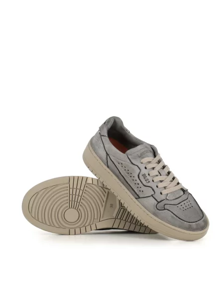 Sneakersy Lemargo skórzane szare