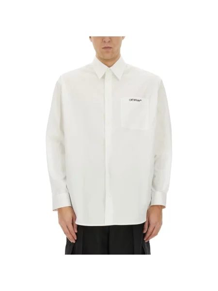 Haftowana koszula Off-white biała