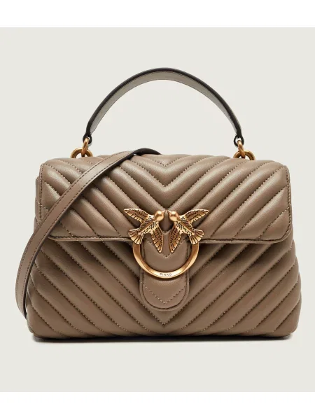Rucsac Pinko din piele maro