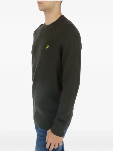 Пуловер Lyle & Scott зелено