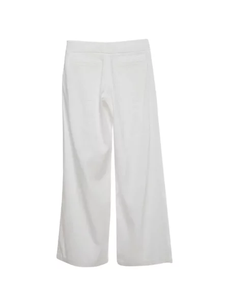 Pantaloni Alice + Olivia alb