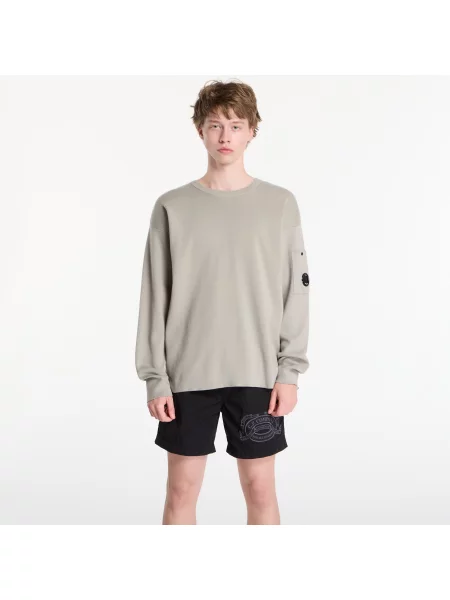 Pulover C.P. Company Cotton Sea Island Lens Sweater Dove L