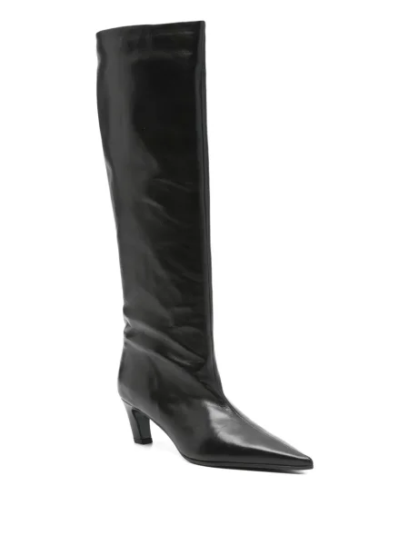 Botine Thea Mika din piele negru