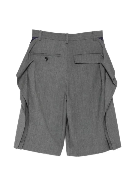 Pantaloni scurți Undercover de lână gri
