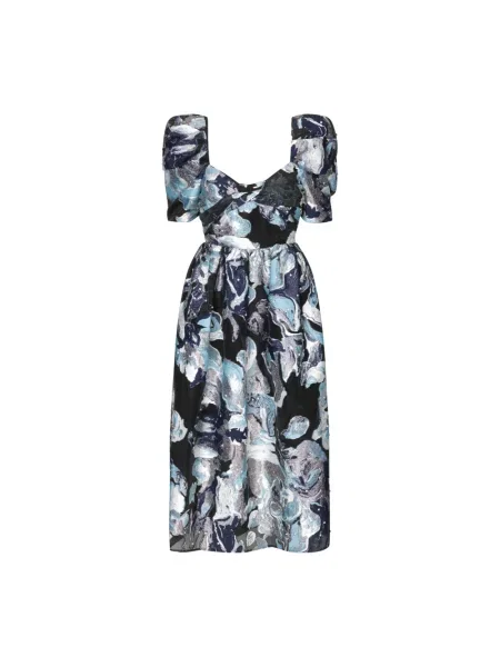 Sukienka midi Stine Goya elegancka do kolan z organzy