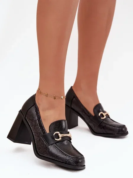 Pantofi cu toc Boto negru