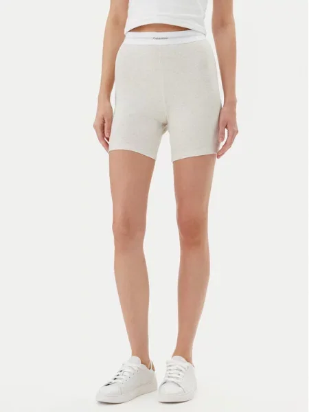 Calvin Klein Underwear Kratke pidžama hlače bež