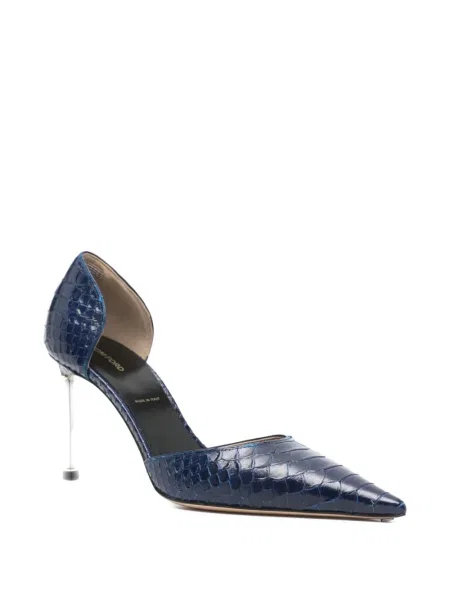 Pantofi cu toc Tom Ford albastru