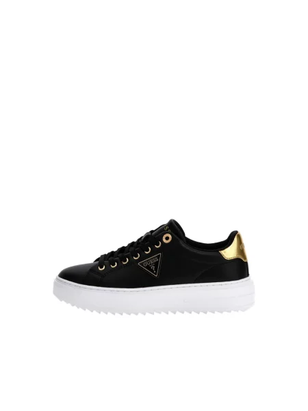 Sneakersy Guess skórzane czarne