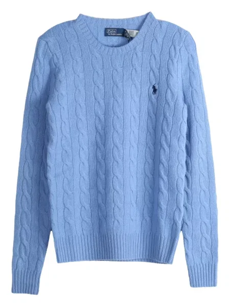 Pikowany sweter Polo Ralph Lauren zielony