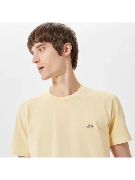 Lacoste Koszulka Unisex Lacoste żółta