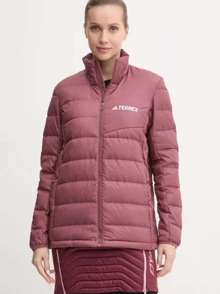 Пухено спортно яке adidas TERREX Multi преходен модел червено